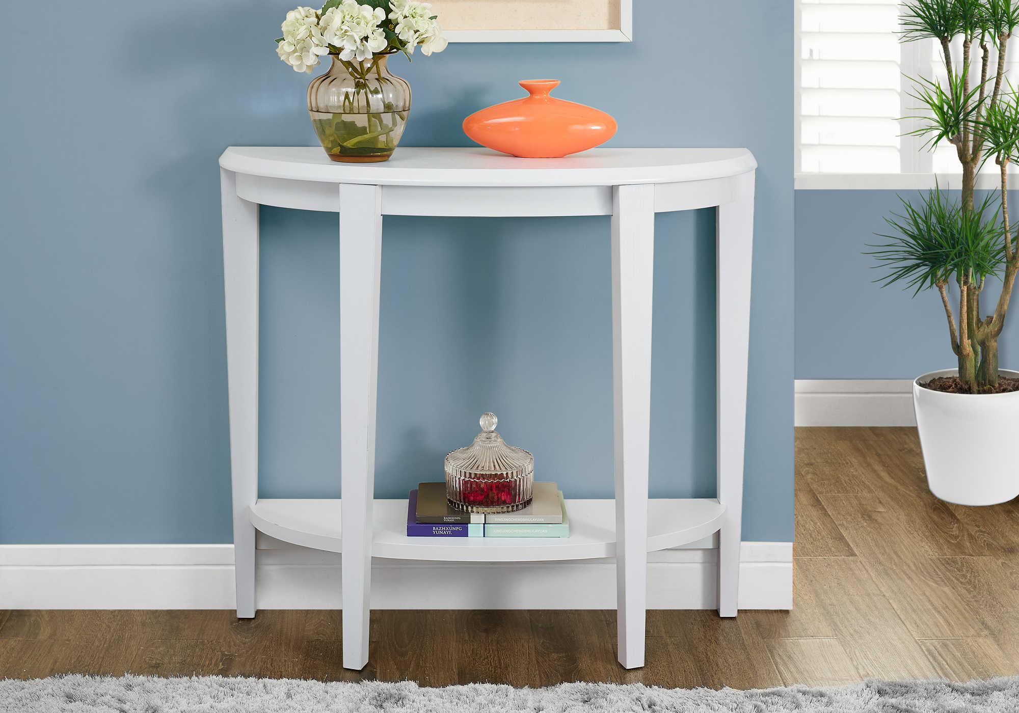 ACCENT TABLE - 36"L / WHITE HALL CONSOLE 