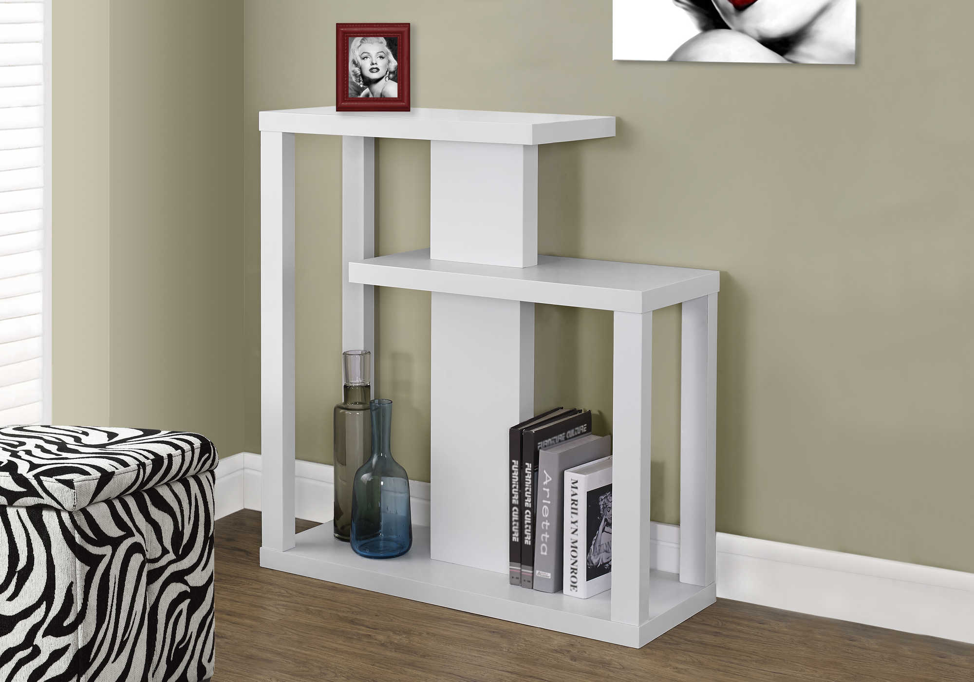 ACCENT TABLE - 32"L / WHITE HALL CONSOLE 