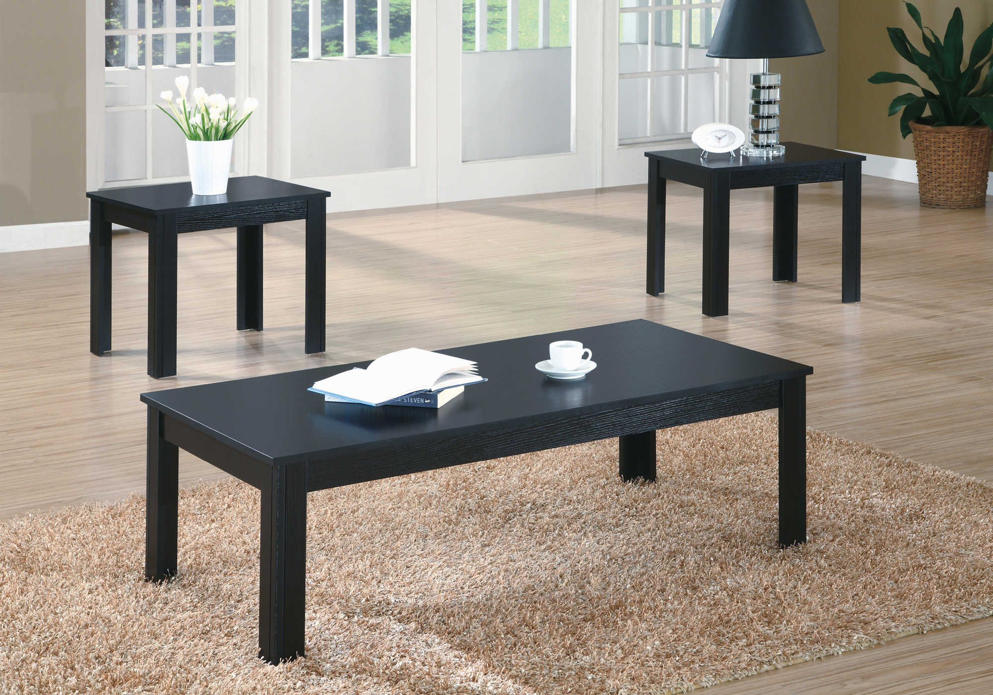 TABLE SET - 3PCS SET / BLACK